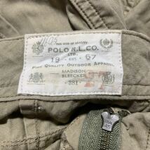 Polo by Ralph Lauren ポロ ラルフローレン ミリタリー サファリ マルチポケット カーゴ ショーツ ハーフパンツ 32 ハンティング_画像8