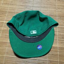 USA製 New Era MLB Cleveland Indians クリーブランド インディアンス ワフー酋長 キャップ 帽子 グリーン 7 1/2 59.6cm_画像3