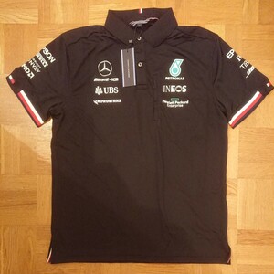  not for sale new goods unused tag attaching 2021 Mercedes AMGpe Toro nasF1 team supplied goods polo-shirt L size TOMMYHILFIGER Hamilton botas