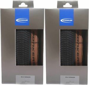 SCHWALBE シュワルベ BILLY BONKERS 24x2.00 50-507 ADDIX フォールディング 2本セット ブロンズ サイドウォール 自転車 タイヤ