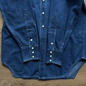 Special! 50s DALL SMITH デニム ウエスタンシャツ 美品 ビンテージ ☆ 40s 60s 501 505 LEVI'S Wrangler 27mw ショートホーン ジャケットの画像6