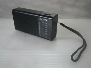 ■中古 動作OK■ソニー ワイドFM対応 FM/AMコンパクトラジオ ICF-P36 黒 SONY