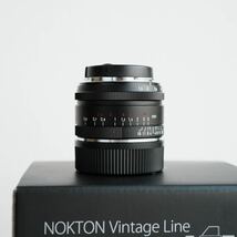 NOKTON Vintage Line35mmF1.5Aspherical Type I VM ノクトン Mマウント ライカ M9 M11 ブラックペイント_画像2