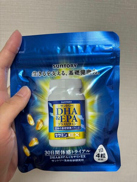 サントリー DHA&EPA セサミンEX 30日 120粒　サプリメント