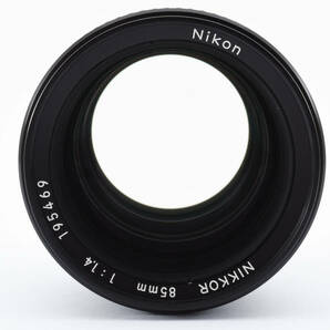 ★☆ 良品！ Nikon ニコン Ai-S 85mm F1.4 単焦点レンズ ★☆の画像3