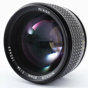 ★☆ 良品！ Nikon ニコン Ai-S 85mm F1.4 単焦点レンズ ★☆の画像2