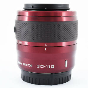 ★☆ 超美品！ Nikon ニコン 1 NIKKOR 30-110mm F3.8-5.6 レッド【難あり】★☆の画像8