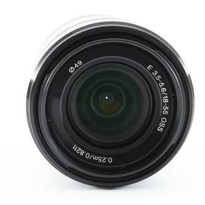 ★☆ 極上品！ SONY ソニー E 18-55mm F3.5-5.6 OSS SEL1855 ブラック ★☆の画像3