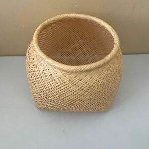  basket bamboo basket tea utensils bamboo skill . tea utensils storage goods [6756B]