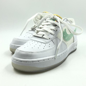 【中古】NIKE AIR FORCE1 LV8 ホワイト/ミントフォーム 22.5cm FJ7706-131 ナイキ エアフォース [240024460723]