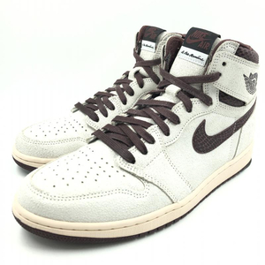 【中古】NIKE×A MA MANIERE AIR JORDAN1 RETRO HIGH OG SP 29cm セイルアンドバーガンディ DO7097-100 アママニエール[240024457824]