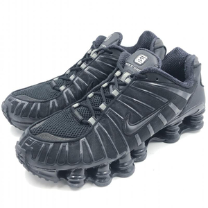 【中古】NIKE SHOX TL サイズ27.5cm トリプルブラック BV1127-001 ナイキ ショックス[240024457783]