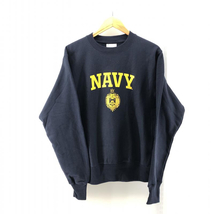 【中古】CHAMPION REVERSE WEAVE US NAVY スウェット サイズS ネイビー　チャンピオン[240024449935]_画像1