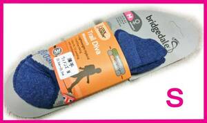 Bridgedale high class socks woman blue S 21~23cm high King 