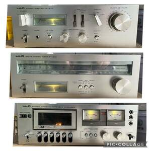 Lo-D HA-330 D-400MKII FT-340 amplifier cassette deck tuner set audio electrification has confirmed 