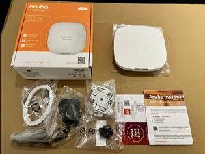 ★Aruba Instant On AP22★ WiFi6 屋内アクセスポイント 美品 初期化済 付属品完備 高性能 ax 11ax PoE HPE アルバ c