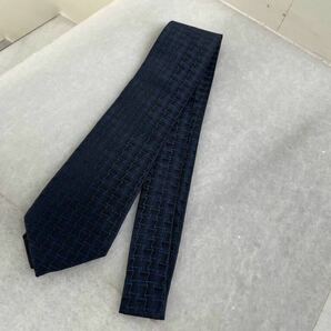 新品未使用 レクサス LEXUS ジャガード織 シルク素材 ネクタイ ネイビー ノベルティ非売品の画像2
