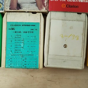 TOSHIBA カラオケ 8トラックテープセット レトロ 懐メロ 歌謡 カセットテープ 昭和歌謡の画像6