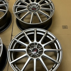 中古ホイール４本セット SUBARU STI 18×7.5JJ+55 PCD100 SUBARU 中古ホイール４本セット SUBARU STI 18×7.5JJ+55 PCD100 SUBARUの画像5