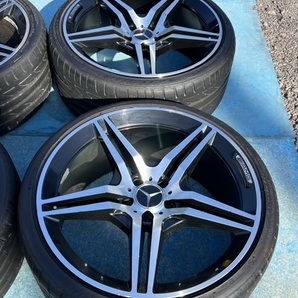 ホイール付タイヤ４本セット メルセデスベンツ AMGタイプ 9.5J+×20+38 8.5J×20+35 PCD112 255/30/20 MERCEDES-BENZ BRIDGESTONE の画像3