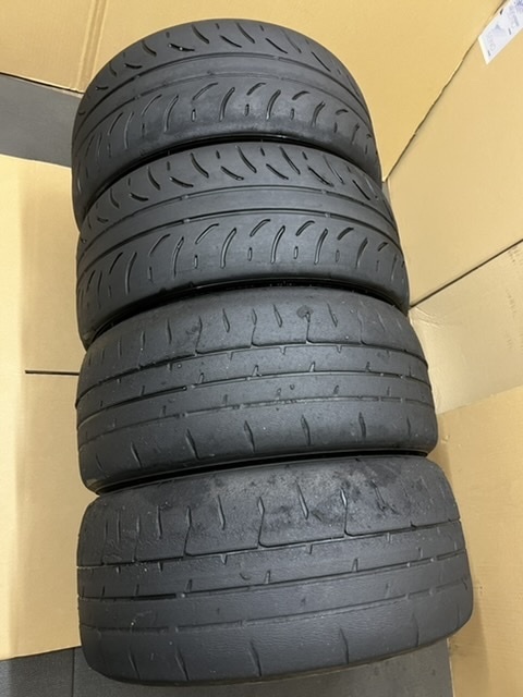 中古タイヤ４本セット　BRIDGESTONE POTENZA SPORT 225/45/16 2021年製(2) DUNLOP DIREZZA (2020(2) 非常に良い状態のタイヤ