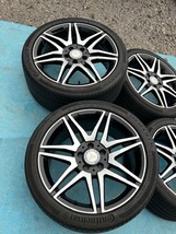 メルセデスベンツ W204 Cクラス AMG 純正 18×7.5J 112-5H+47 18×8.5J 112-5H+54 66.5Φ 中古アルミホイール 4本 メルセデス W204 等)_画像5