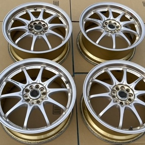 中古ホイール４本セット RAYS VR CE-28N VOLKRACING FORGED MONOBLOCK 17×7.5JJ+50 PCD100 の画像3