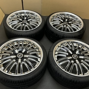 ホイール付タイヤ４本セット WORK DD2 DURANDAL 19×9.0JJ+50 19×8.0JJ+48 PCD100 ハブ -59.5 225/35/19 の画像6