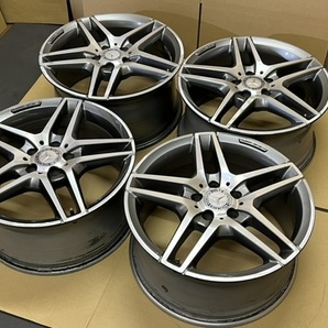 中古ホイール４本セット メルセデスベンツ純正 W212 W207 AMG Eクラス 18×8.5J+48 9J+54 112-5 4本 A212 W204 W205 W206 W213 W212 W211(の画像5