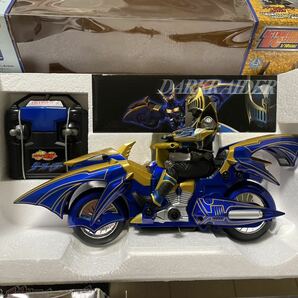 開封未使用品 仮面ライダー龍騎 リュウキ R&M DXライドシューター ACTION BIKE R/C シリーズ8 疾風の翼 ダークレイダー 2つセット 当時物の画像3