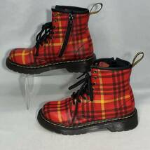 Dr.Martens ドクターマーチン 1460 TARTAN J キッズブーツ UK12 US13 EU31_画像3