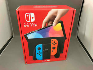 【未使用品】 Nintendo Switch(有機ELモデル) Joy-Con(L)ネオンブルー/(R)ネオンレッド(HEGSKABAA)
