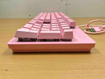 RAZER レイザー Huntsman Quartz Pink ゲーミング キーボード ピンク_画像5