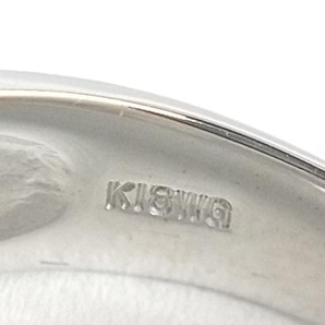 【新品仕上済み】 【鑑別書付き】 K18WG (総6.8g) ＃12 天然 ダイヤ 0.3ct リング 指輪の画像7