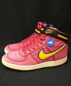 ジャンク 1円〜 NIKE VANDAL HIGH CANVAS ナイキ バンダル ハイ キャンバス 28cm 2004年製 スニーカー 赤 レッド 当時物 店舗受取可