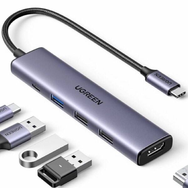 UGREEN Revodok 105 USB Cハブ 5-IN-1