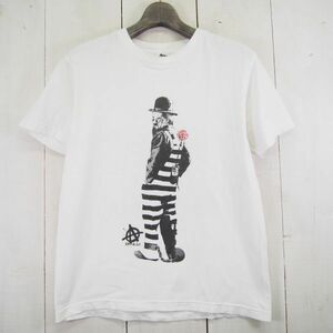 オーバーオールズ OVERALLS Prisoner アートTシャツ(S)ホワイト