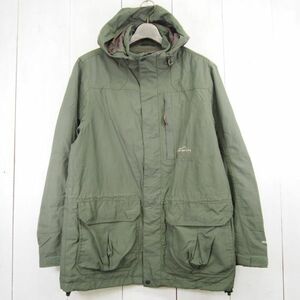 エディーバウアー Eddie Bauer WEATHER EDGE ナイロンマウンテンパーカー(M)カーキグリーン