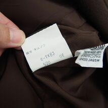 90s バーバリー Burberrys ダブルボタンウールジャケット×スカート セットアップスーツ(9AB2/011AB2)ブラウン_画像9