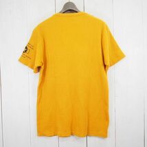 アヴィレックス AVIREX サーマル半袖Tシャツ*ワッフルTシャツ(XL)マスタードイエロー_画像5