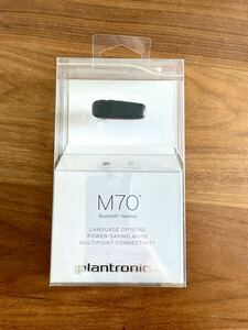 新品未使用　Plantronics モバイル Bluetooth ワイヤレスヘッドセット M70 BLACK-RED