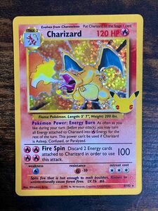 ポケモンカード Charizard リザードン　英語版　25周年　25th キラ