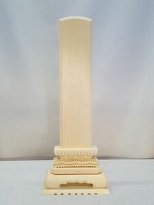 * new goods * large middle on memorial tablet plain wood memorial tablet * height 40. plain wood memorial tablet funeral memorial service law necessary festival . Buddhist altar fittings temple . Buddhist altar fittings 