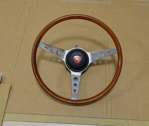  Cosmo Sport? Familia rotary coupe? steering gear wooden steering wheel old car Orient industry L10A L10B
