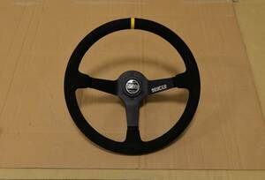 SPARCO (スパルコ) ステアリング R368 サイズ/380mm/オフセット : 65mm 品番015R368MSN　旧車　レース　サーキット　ドリフト