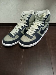 DEAD STOCK購入　美品 2003年製　NIKE TERMINATOR HI GEORGE TOWN サイズUS9ハーフ　ナイキ ターミネーター グレー ネイビー　アトモス