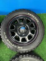 165/65R14　ナンカン　４×４WD　M/T　ホイール　４本セット　(^▽^)/　（デイトナ　？　サイズ不明　！　）_画像4