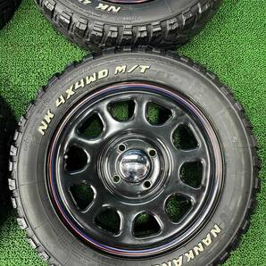 165/65R14 ナンカン ４×４WD M/T ホイール ４本セット (^▽^)/ （デイトナ ？ サイズ不明 ！ ）の画像6