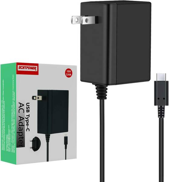 Switch 充電器 ACアダプター PD規格 急速充電 TVモード対応 TYPE-Cコネクタ PSE認証済み Switch/Switch Lite/Switch OLED対応