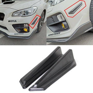 【即納品】スバル VA WRX STI S4 ABS エアロ フロントバンパーサイド カナード 左右セット 未塗装品 素地 2015-2021